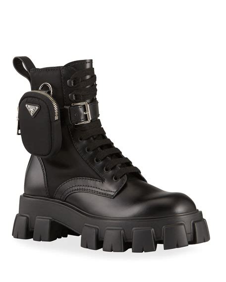 prada monolith boots herren|Prada monolith boots sale.